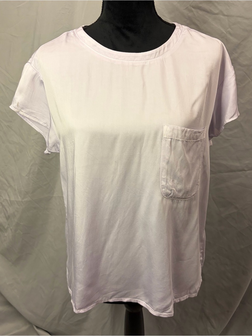 Cloth & stone - Chambray Pocket T-Shirt - Light Lavender